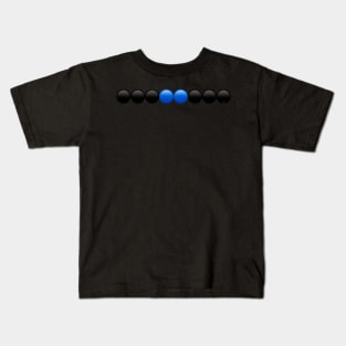 Thin Blue Line Emoji's Kids T-Shirt